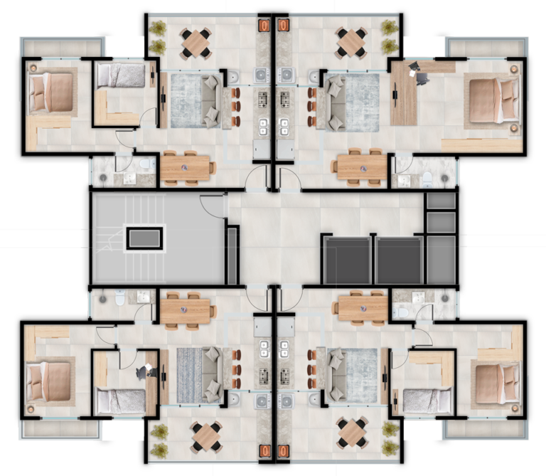 Construtora Jcardoso - Residencial Sirius - Apto a Venda na Planta em Sorocaba