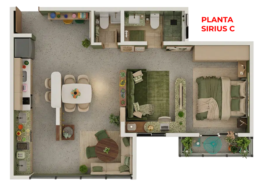 Construtora Jcardoso - Residencial Sirius - Apto a Venda na Planta em Sorocaba